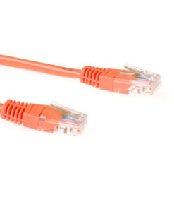 ACT Oranje 2 meter U/UTP CAT6 patchkabel met RJ45 connectoren