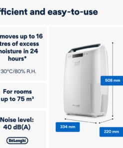 De’Longhi Tasciugo AriaDry Multi DEXD216RF 2,1 l 40 dB 285 W Wit - Afbeelding 7