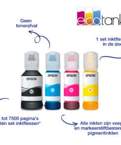 Epson EcoTank ET-5850 A4 multifunctionele Wi-Fi-printer met inkttank en fax - Afbeelding 4