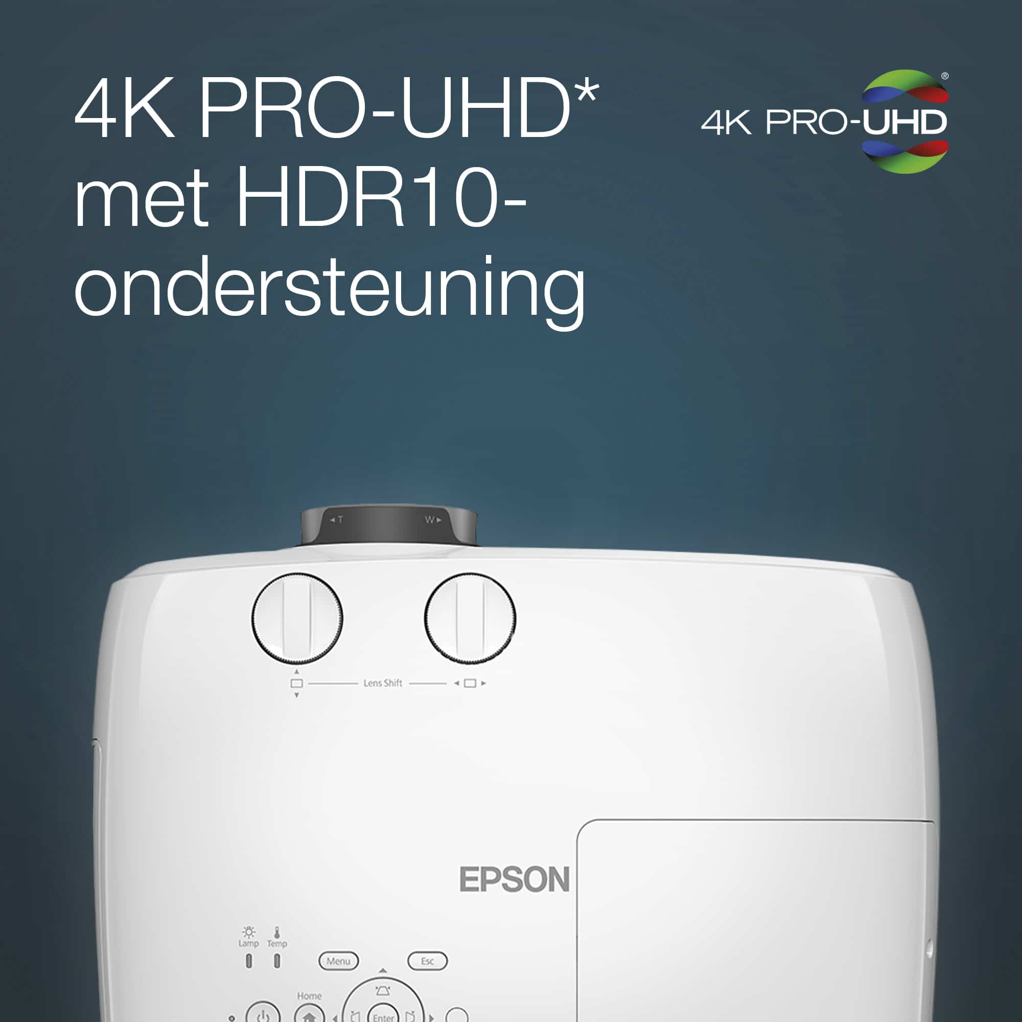 Epson EH-TW7000 4K PRO-UHD-projector, 3000 lumen, scherm van maximaal 500 inch - Afbeelding 5