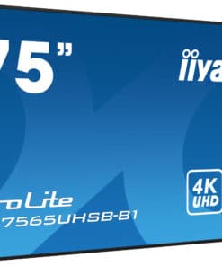 iiyama LH7565UHSB-B1 beeldkrant Kiosk-ontwerp 189,2 cm (74.5") LED Wifi 800 cd/m² 4K Ultra HD Zwart Type processor Android 11 24/7 - Afbeelding 4