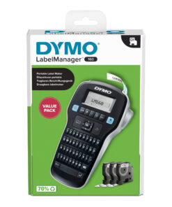 DYMO LabelManager 160 Labelmaker-startpakket | Handheld Labelprinter | met 3 rollen D1 etiketten QWERTZ-toetsenbord | Ideaal voor kantoor of thuis - Afbeelding 8