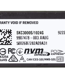 Kingston Technology 1024G KC3000 M.2 2280 NVMe SSD - Afbeelding 2