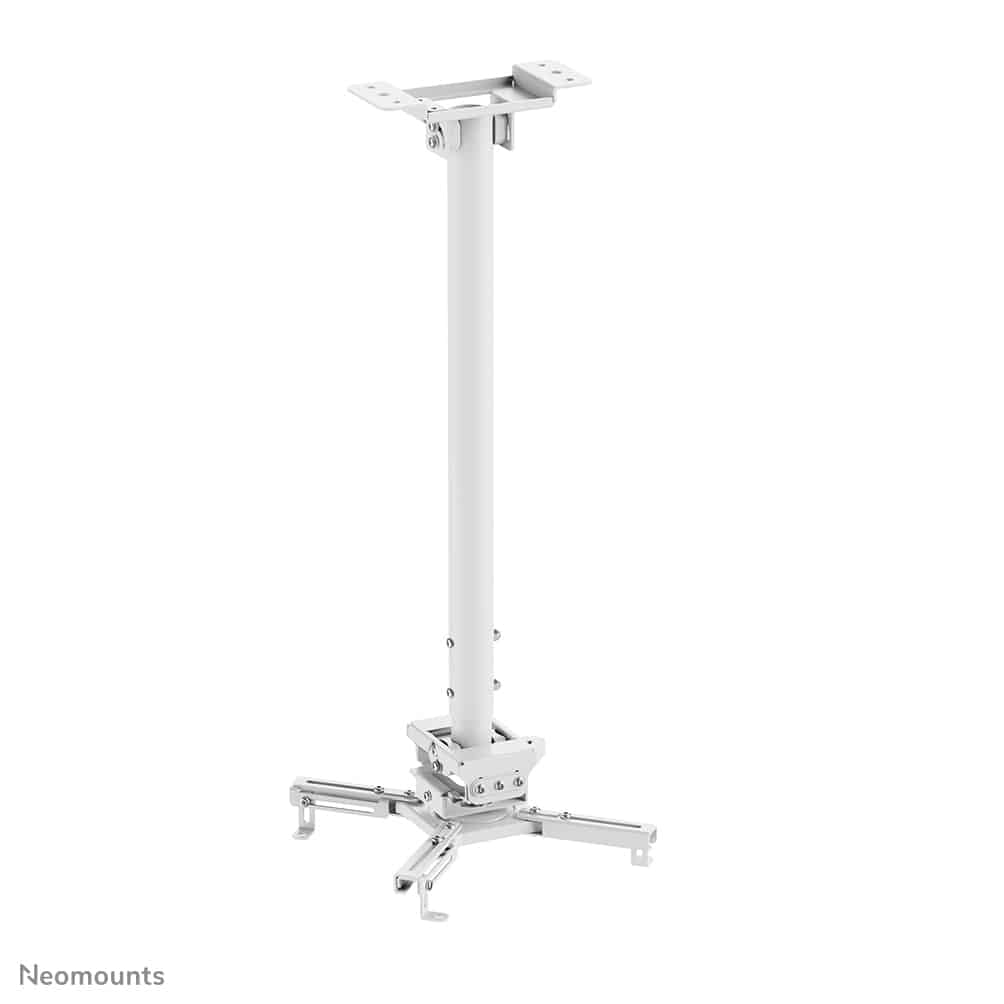Neomounts CL25-550WH1 Beamer plafondbeugel - h 74,5-114,5 cm - Easy Install - full motion - Afbeelding 3