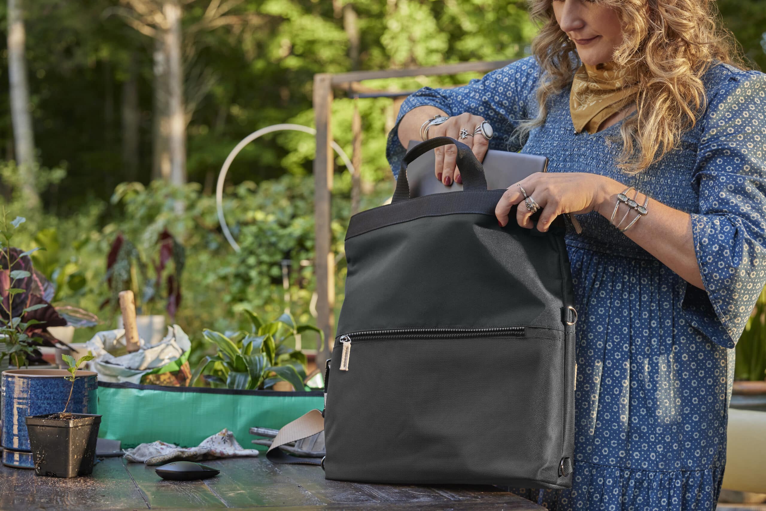 HP 14-inch Convertible Laptop Backpack Tote - Afbeelding 3
