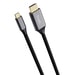 Trust USB-C naar HDMI Kabel 2 m - USB-C naar HDMI kabel – 2 meter – Voor beeldweergave – Zwart/Zilver - Afbeelding 3