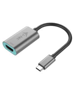 i-tec Metal C31METALHDMI60HZ video kabel adapter 0,15 m USB Type-C HDMI Grijs, Turkoois