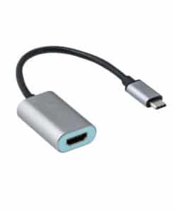 i-tec Metal C31METALHDMI60HZ video kabel adapter 0,15 m USB Type-C HDMI Grijs, Turkoois - Afbeelding 2