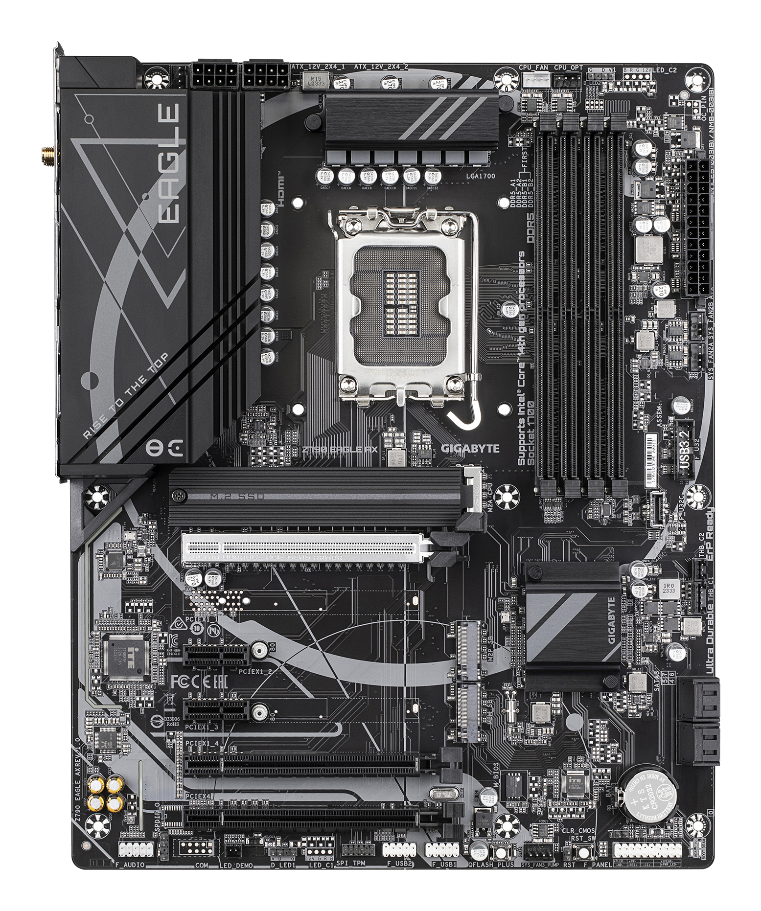 GIGABYTE Z790 EAGLE AX moederbord Intel Z790 Express LGA 1700 ATX - Afbeelding 2