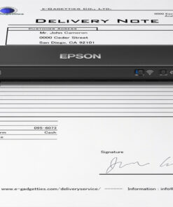 Epson WorkForce ES-60W, snelle draadloze mobiele A4-scanner met Wi-Fi-connectiviteit, ScanSmart-technologie en LCD-scherm