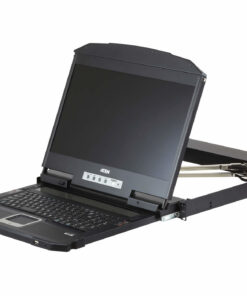 ATEN CL3800NW rack console 47 cm (18.5") 1920 x 1080 Pixels Metaal, Kunststof Zwart 1U