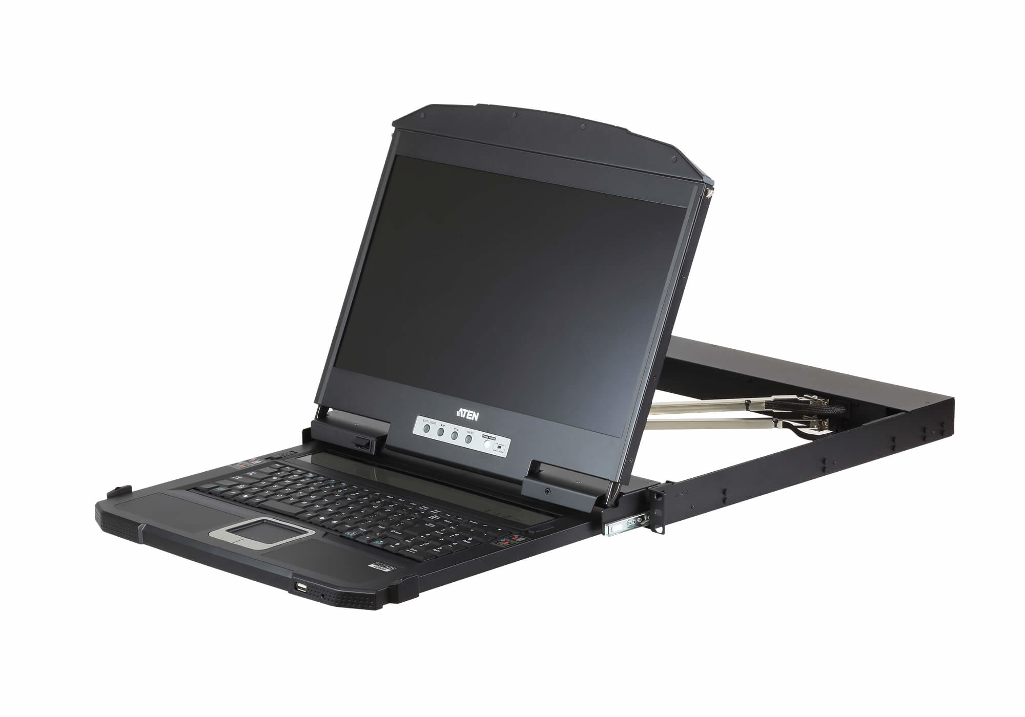 ATEN CL3800NW-ATA-GG rack console 47 cm (18.5") Zwart 1U