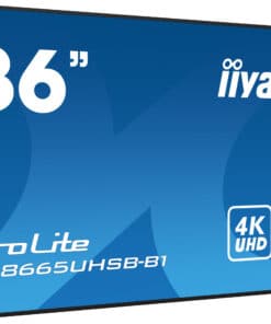iiyama LH8665UHSB-B1 beeldkrant Kiosk-ontwerp 2,18 m (86") LED Wifi 800 cd/m² 4K Ultra HD Zwart Type processor Android 11 24/7 - Afbeelding 4