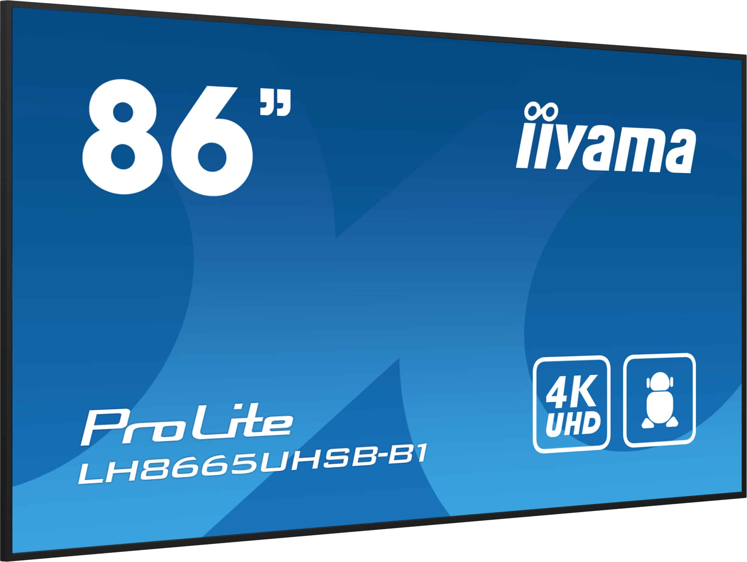 iiyama LH8665UHSB-B1 beeldkrant Kiosk-ontwerp 2,18 m (86") LED Wifi 800 cd/m² 4K Ultra HD Zwart Type processor Android 11 24/7 - Afbeelding 4