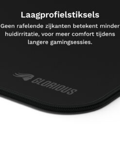 Glorious Gaming GLO-MP2-CLTH-STC-XL-BLK muismat Game-muismat Zwart - Afbeelding 3