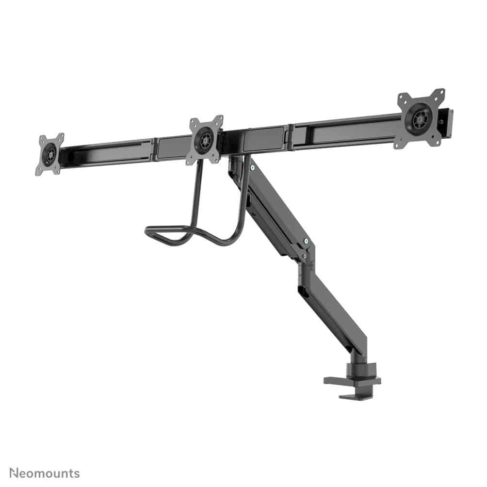 Neomounts NM-D775DX3BLACK Monitorarm 17-27" - gasveer - Topfix - 180°-stop - Afbeelding 5