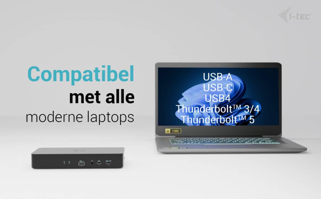 i-tec Universal Intelligent Dual Display Docking Station + Power Delivery 100W - Afbeelding 2