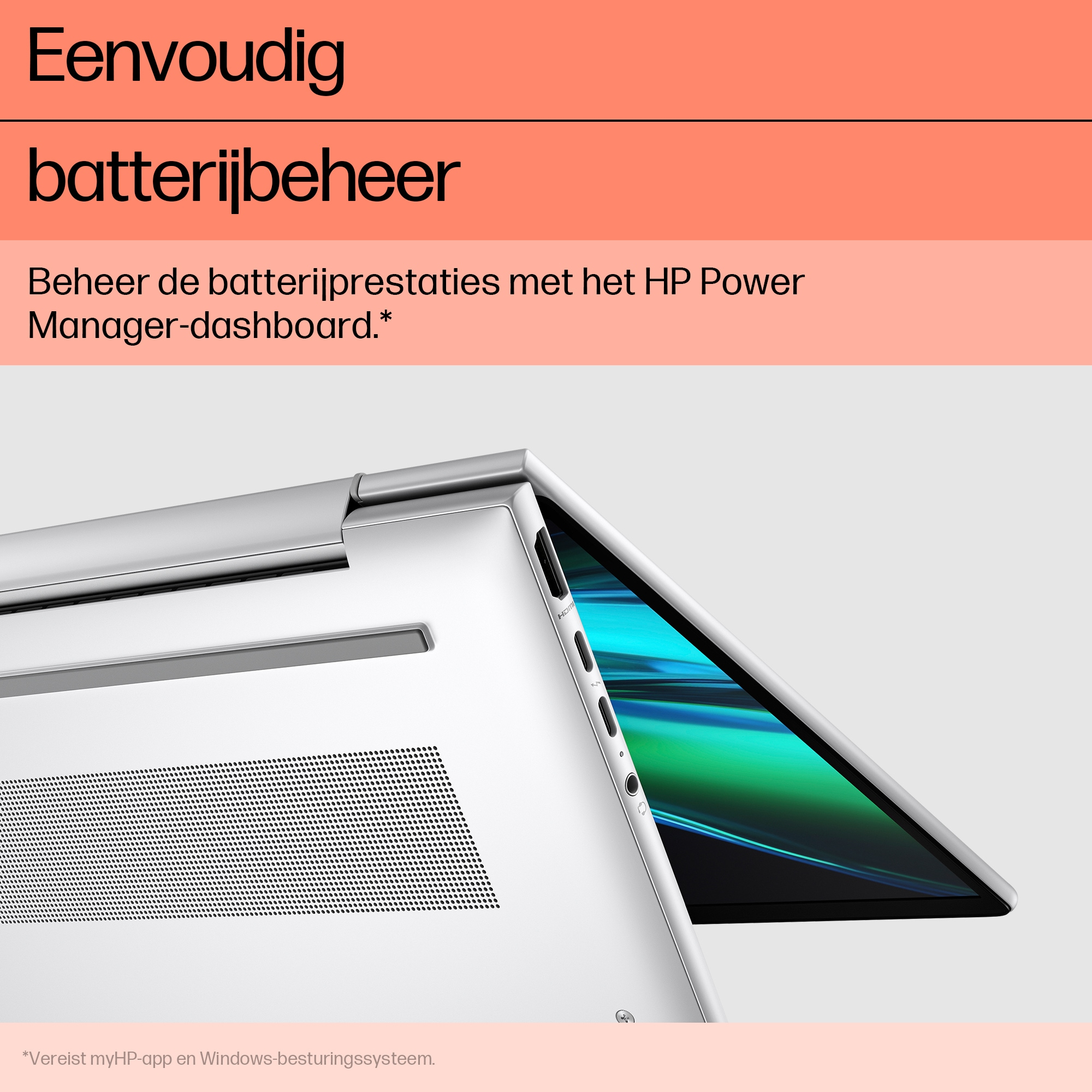 HP EliteBook 1040 G11 Intel Core Ultra 5 125H Laptop 35,6 cm (14") WUXGA 32 GB LPDDR5x-SDRAM 512 GB SSD Wi-Fi 6E (802.11ax) Windows 11 Pro AI PC Zilver - Afbeelding 2