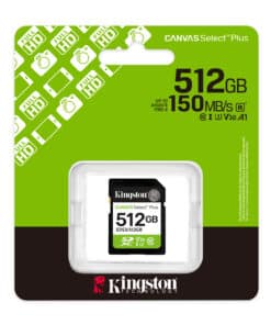 Kingston Technology 512GB SDXC Canvas Select Plus Gen3 150MB/s C10 UHS-I U3 V30 - Afbeelding 3