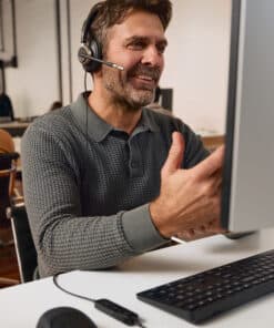 HP Poly Mission 825 Stereo USB Wired Headset - Afbeelding 5
