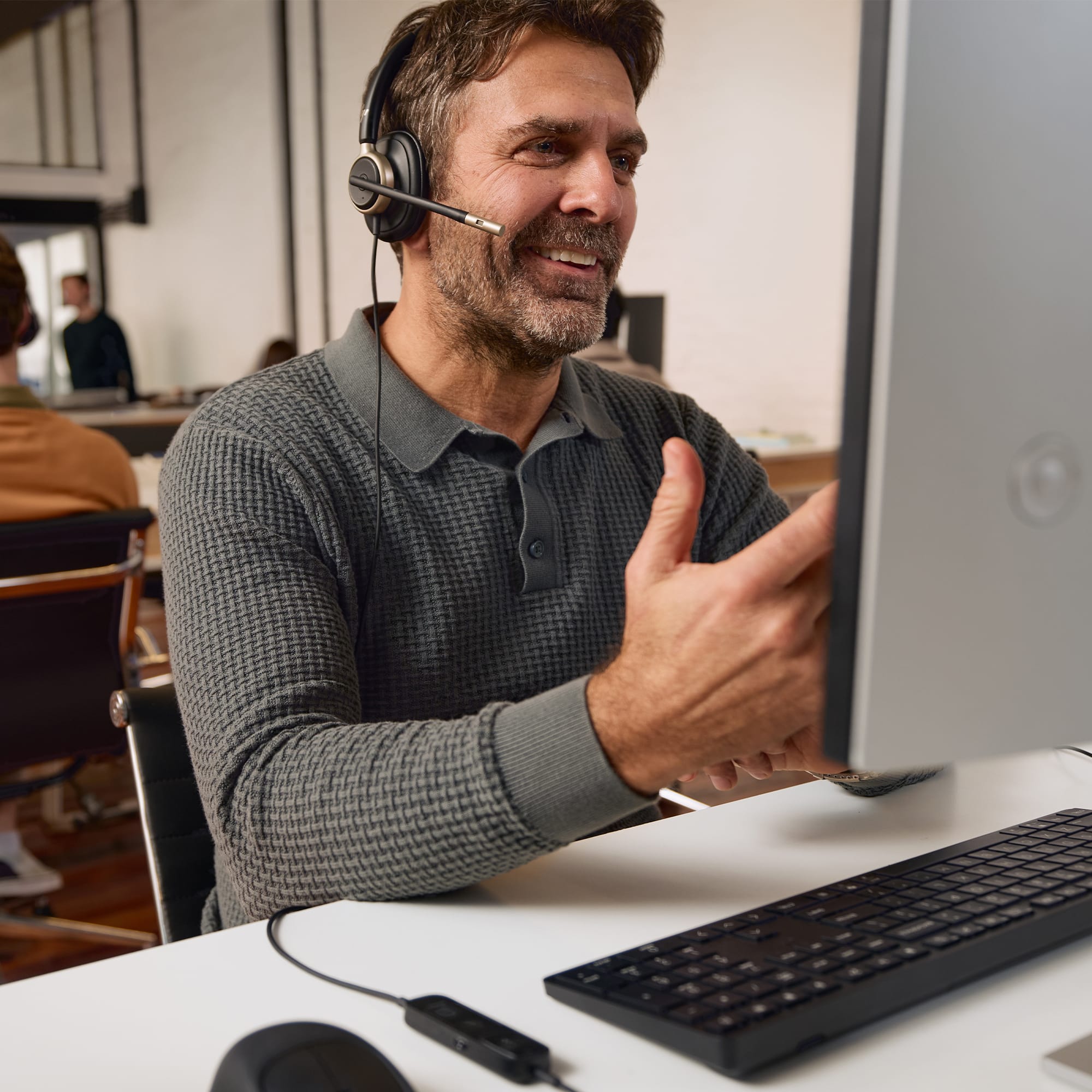 HP Poly Mission 825 Stereo USB Wired Headset - Afbeelding 5