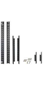 APC NetShelter SX 48U 600 mm brede verzonken railkit
