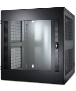 APC NetShelter WX AR100 13U/HE hoog, 19inch Wandkast, Muurbevestiging, Glazen deur