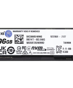 Kingston Technology 4096G KC3000 M.2 2280 NVMe SSD - Afbeelding 2