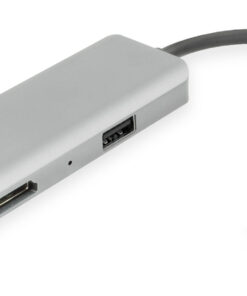 ACT USB-C 4K multiport adapter voor 2 HDMI schermen, USB-A datapoort