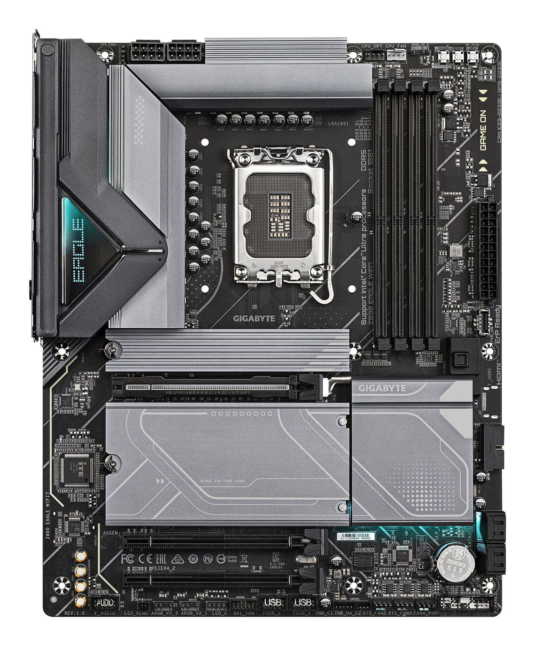 GIGABYTE Z890 EAGLE WIFI7 moederbord Intel Z890 LGA 1851 (Socket V1) ATX - Afbeelding 2