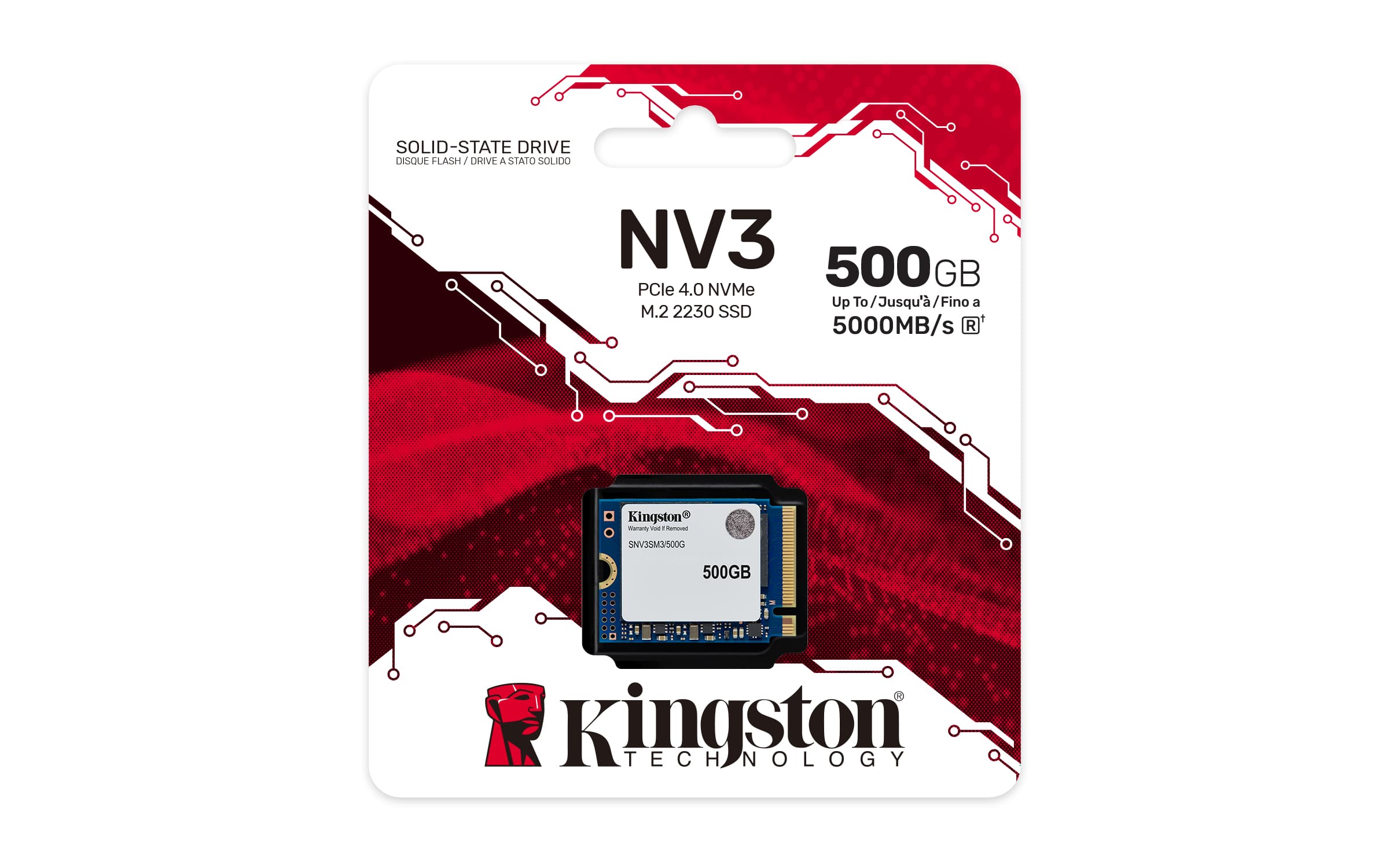 Kingston Technology 500G NV3 M.2 2230 NVMe SSD - Afbeelding 3