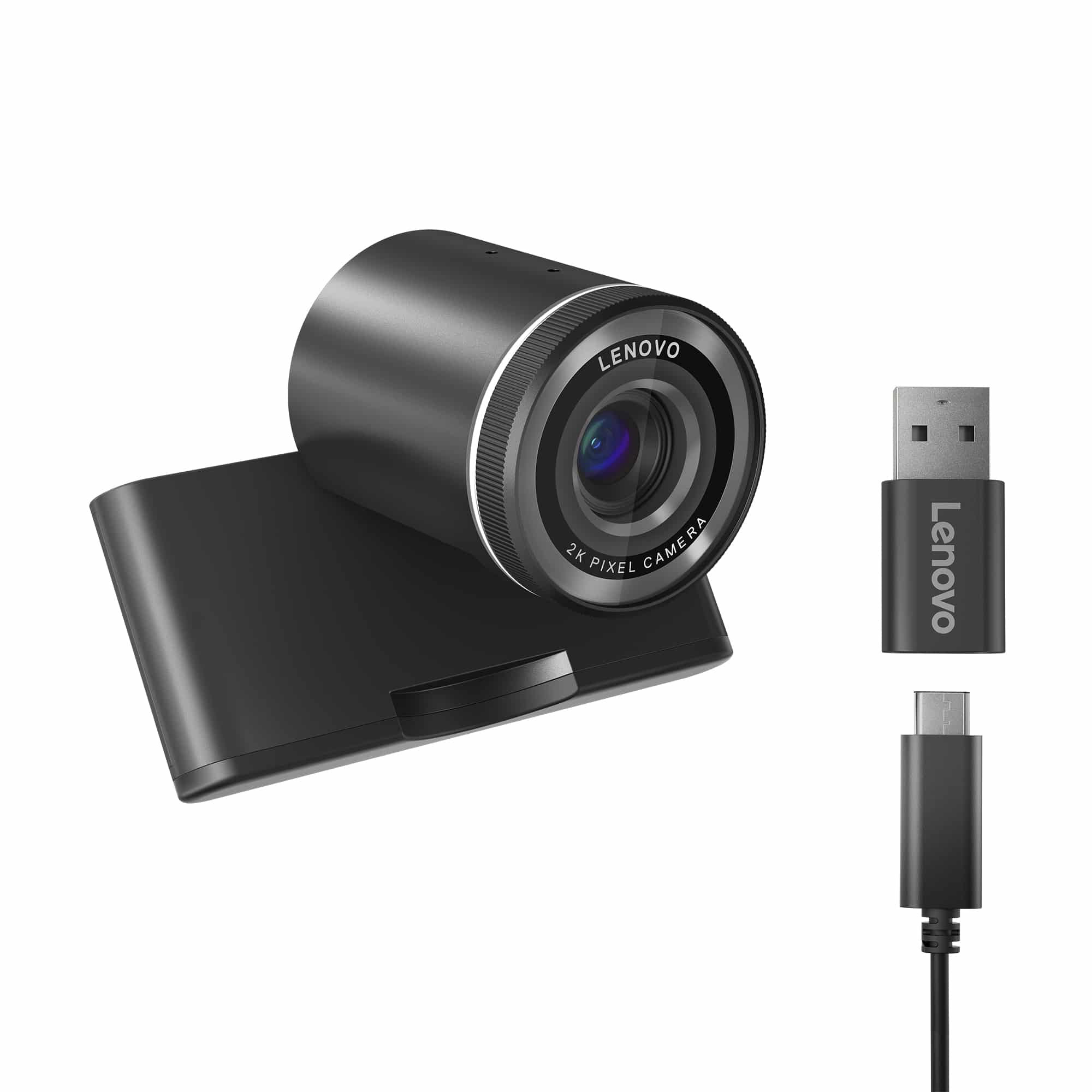 Lenovo 4XC1Q25245 webcam 4 MP 1920 x 1080 Pixels USB-C Zwart - Afbeelding 6