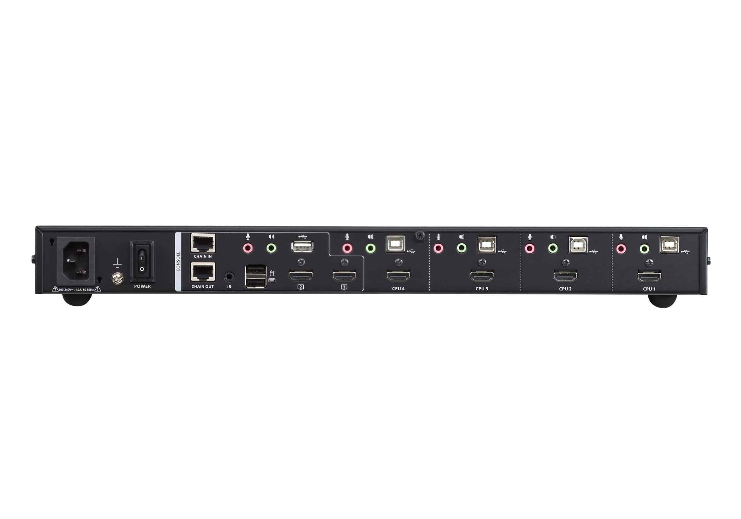 ATEN 4-Poorts USB 4K Meervoudige weergave KVMP Schakelaar - Afbeelding 3