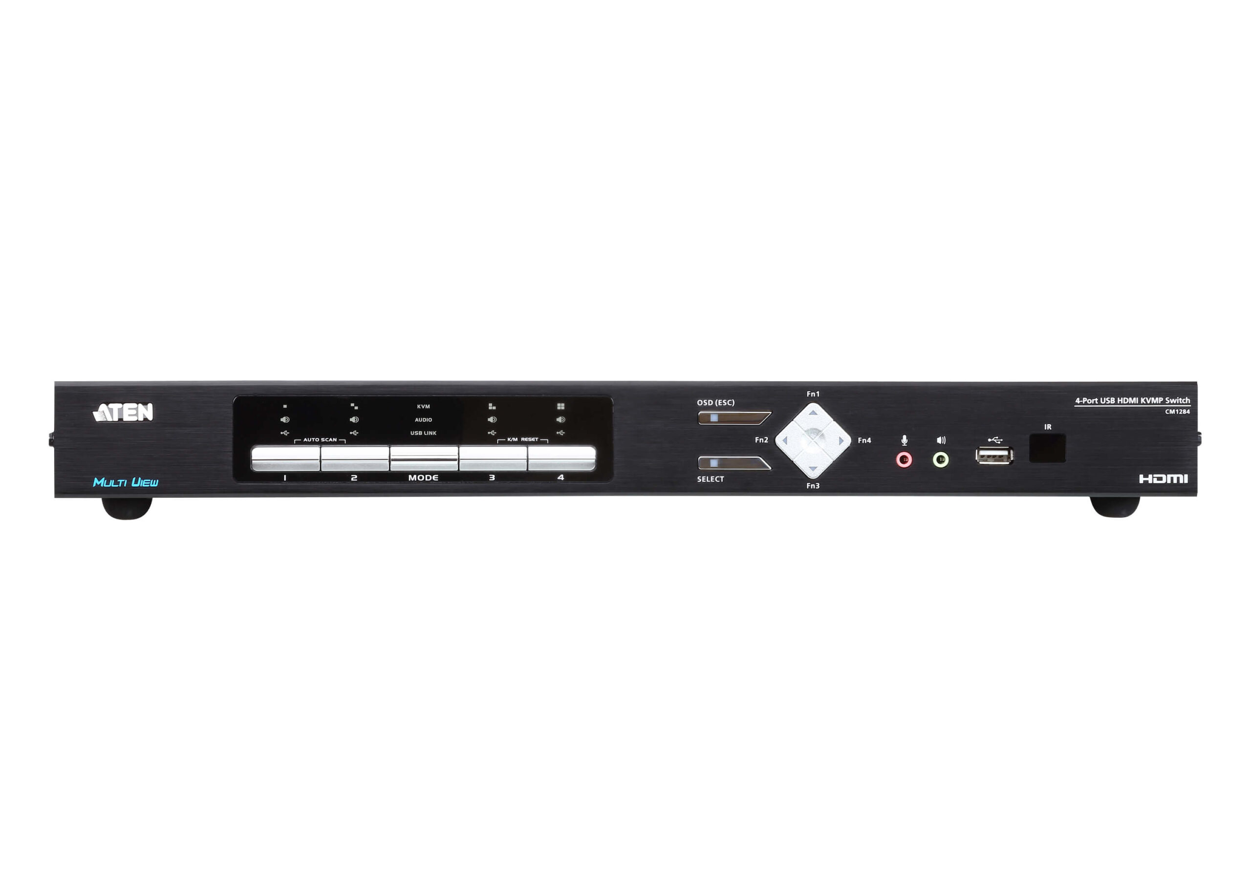 ATEN 4-Poorts USB 4K Meervoudige weergave KVMP Schakelaar - Afbeelding 2