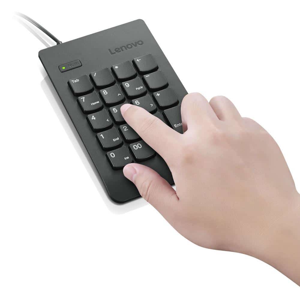 Lenovo KBD_BO Num Keypad 1 numeriek toetsenbord Universeel USB Zwart - Afbeelding 6