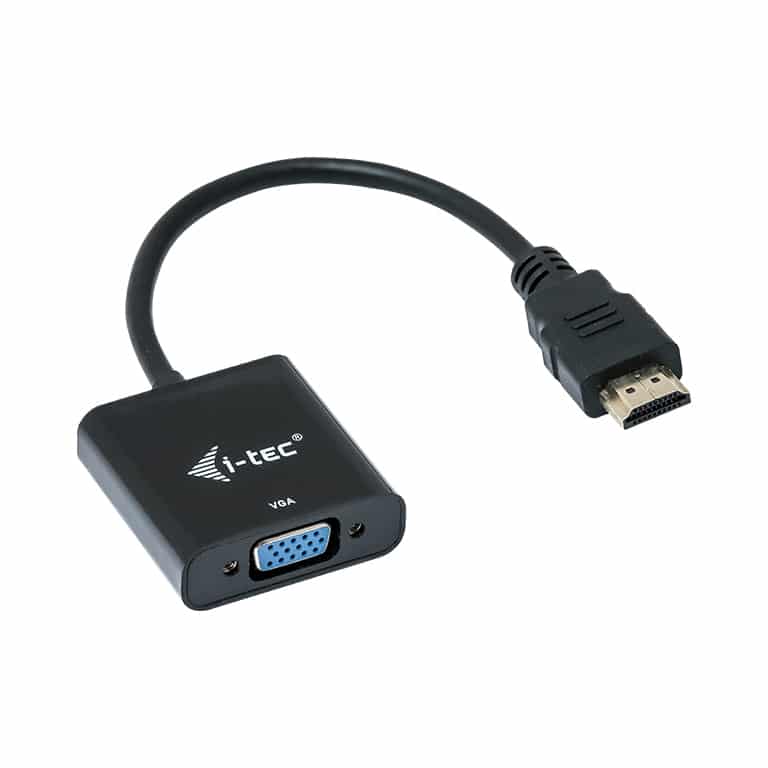 i-tec HDMI2VGAADA video kabel adapter 0,15 m HDMI VGA Zwart - Afbeelding 2