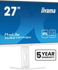 iiyama ProLite XUB2797HSN-W2 computer monitor 68,6 cm (27") 1920 x 1080 Pixels Full HD LED Wit