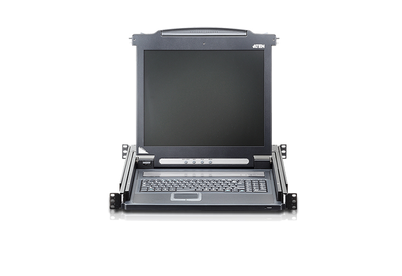 ATEN CL1000M-ATA-2XK07SGG rack console 43,2 cm (17") Zwart 1U - Afbeelding 3