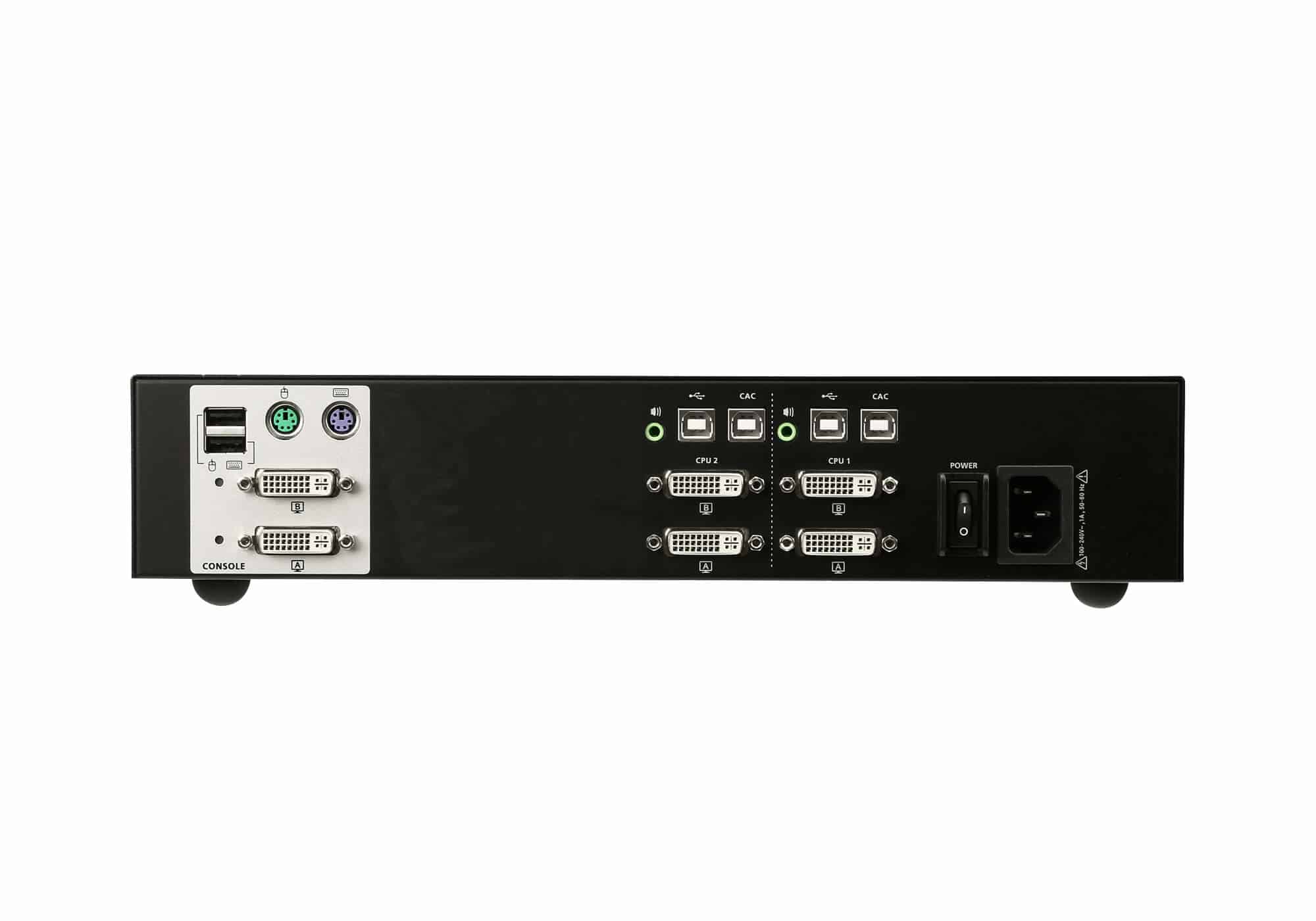 ATEN 2-Poorts USB DVI Dubbelvoudige Weergave Beveiligde KVM Schakelaar (Voldoet aan PSS PP v3.0) - Afbeelding 2