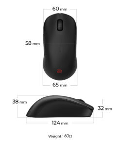 ZOWIE U2 muis Gamen Ambidextrous RF Draadloos Optisch 3200 DPI - Afbeelding 7
