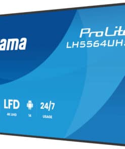 iiyama LH5564UHS-B1AG beeldkrant Digitale signage flatscreen 139,7 cm (55") Wifi 500 cd/m² 4K Ultra HD Zwart Type processor Android 24/7 - Afbeelding 6