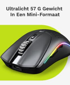 Glorious Gaming Model O 2 Mini Wireless muis Gamen Rechtshandig RF-draadloos + Bluetooth Optisch 26000 DPI - Afbeelding 2