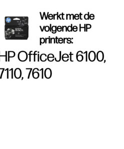 HP 932XL originele high-capacity zwarte inktcartridge