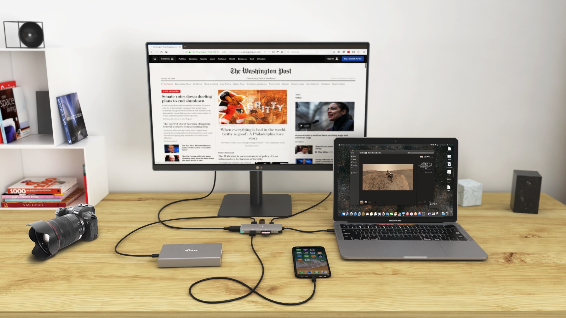 i-tec Metal USB-C Nano dockingstation 4K HDMI + Stroomvoorziening 100 W - Afbeelding 7
