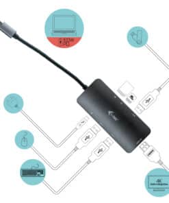 i-tec Metal USB-C Nano dockingstation 4K HDMI + Stroomvoorziening 100 W - Afbeelding 4
