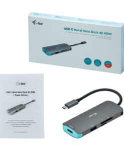 i-tec Metal USB-C Nano dockingstation 4K HDMI + Stroomvoorziening 100 W - Afbeelding 5