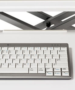 BakkerElkhuizen Adjustable Sit-Stand Desk Riser 2 White - Afbeelding 2