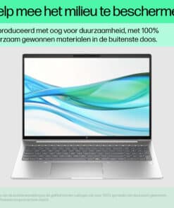 HP ProBook 460 G11 Intel Core Ultra 7 155U Laptop 40,6 cm (16") WUXGA 16 GB DDR5-SDRAM 512 GB SSD Wi-Fi 6E (802.11ax) Windows 11 Pro AI PC Zilver - Afbeelding 2