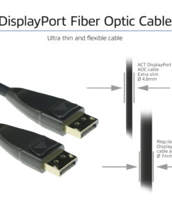 ACT 30 meter DisplayPort Active Optical Cable DisplayPort male - DisplayPort male - Afbeelding 5