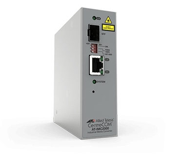 Allied Telesis AT-IMC2000T/SP-980 netwerk media converter 1000 Mbit/s 850 nm Grijs